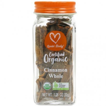 Lovin' Body Spice Organic Cinnamon Whole 30g