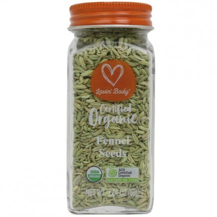 Lovin' Body Spice Organic Fennel Seeds 58g