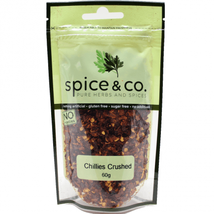 Spice & Co Chillies Crushed 60G