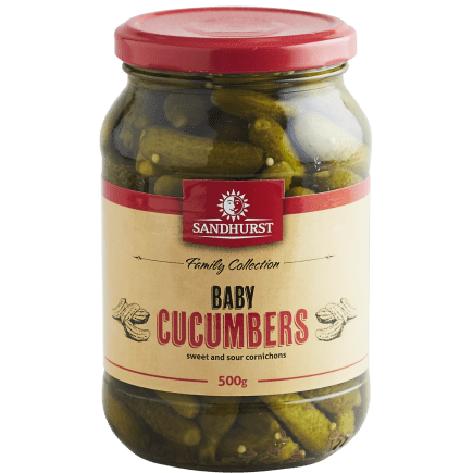 Sandhurst Baby Cucumbers 500g