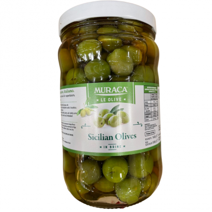 Muraca Green Sicilian Olives 560g