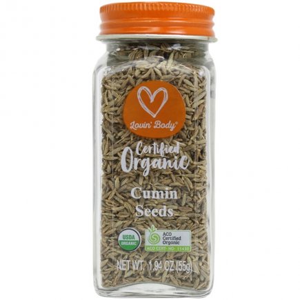 Lovin' Body Spice Organic Cumin Seeds 55g