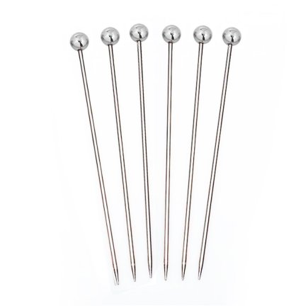 Uber Bar Tools Cocktail Picks 6pc Stainless Steel