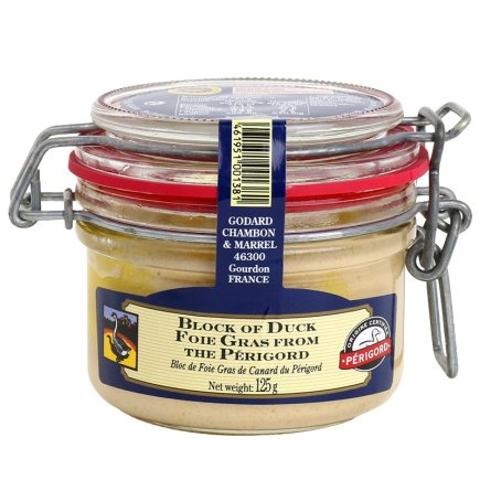 Block of Duck Foie Gras from The Perigord 125g