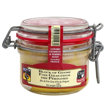 Block of Goose Foie Gras from The Perigord 125g