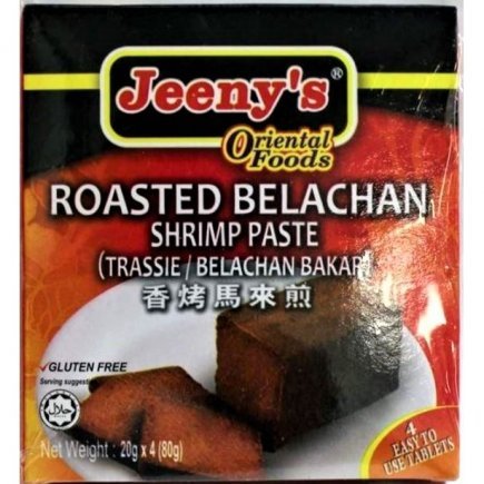 Jeeny's Roasted Belachan Shrimp Paste 80g