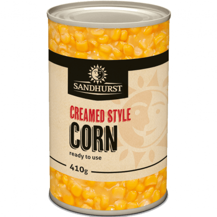 Sandhurst Corn Creamed Style 410g