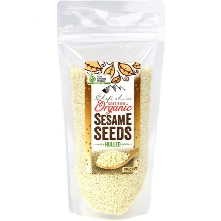 Chef's Choice Organic Sesame Seeds Hulled 140g