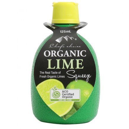 Chef's Choice Organic Lime Squeeze 125ml
