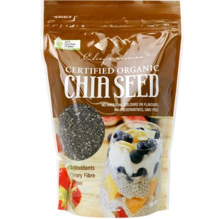 Chef's Choice Organic Black Chia Seeds 500g