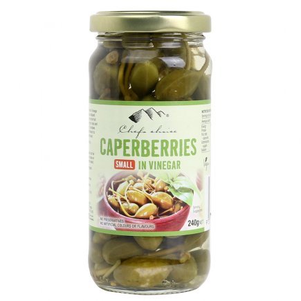Chef's Choice Caperberries In Vinegar 240g