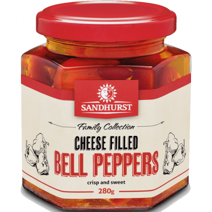 Sandhurst Cheese Filled Bell Peppers 280g