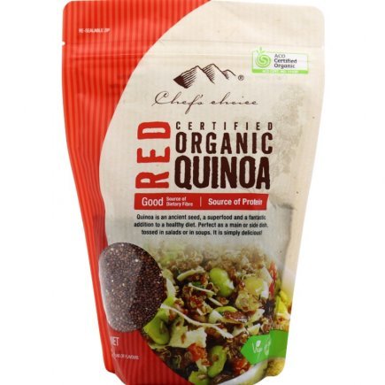 Chef's Choice Organic Red Quinoa 500g