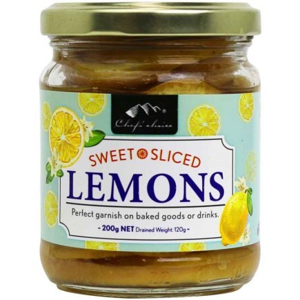 Chef's Choice Sweet Sliced Lemons 200g