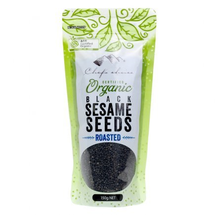 Chef's Choice Organic Black Sesame Seeds 150g