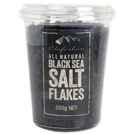 Chef's Choice Black Sea Salt Flakes 500g