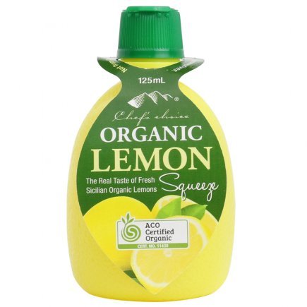 hef's Choice Organic Lemon Squeeze 125ml