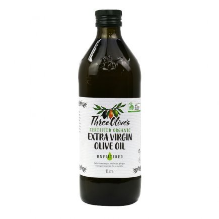Three Olives Organic Extra Virgin Olive Oil 1000ml
